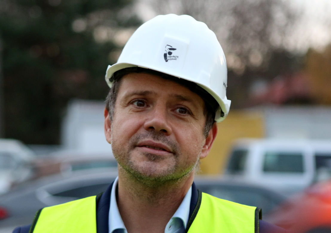 Rafał Trzaskowski pojechał do Wesołej