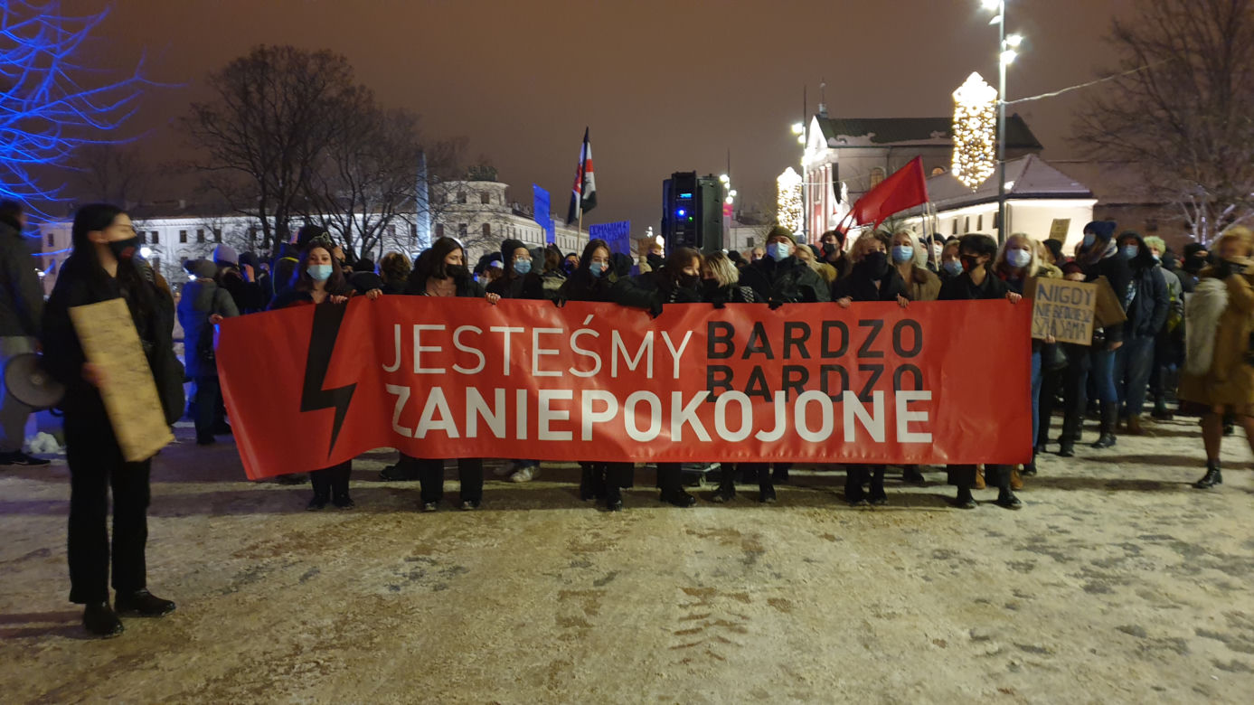 Kolejny protest w Lublinie po publikacji wyroku Trybunału Konstytucyjnego