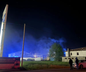 Pożar domu w Ustroniu