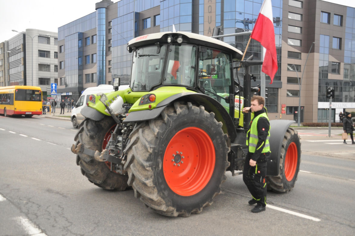 Strajk rolników w Kielcach. 14 marca 2024