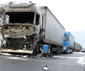 Spalił trzy TIR-y! Brał się za czwartego
