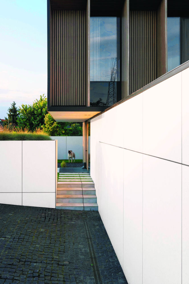 Dom ze skośnym dachem - projekt - Miłosz Stopiński