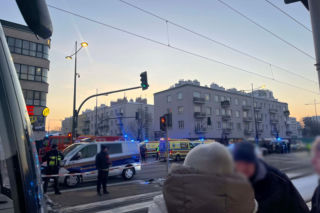 Wypadek na Pradze-Południe (19.01.2026)