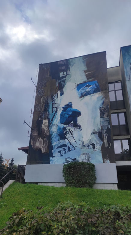 Niezwykły mural w Zakopanem