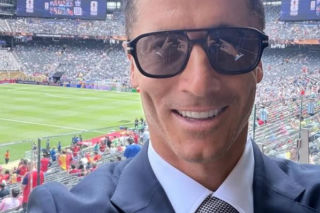 Robert Lewandowski na finale mundialu