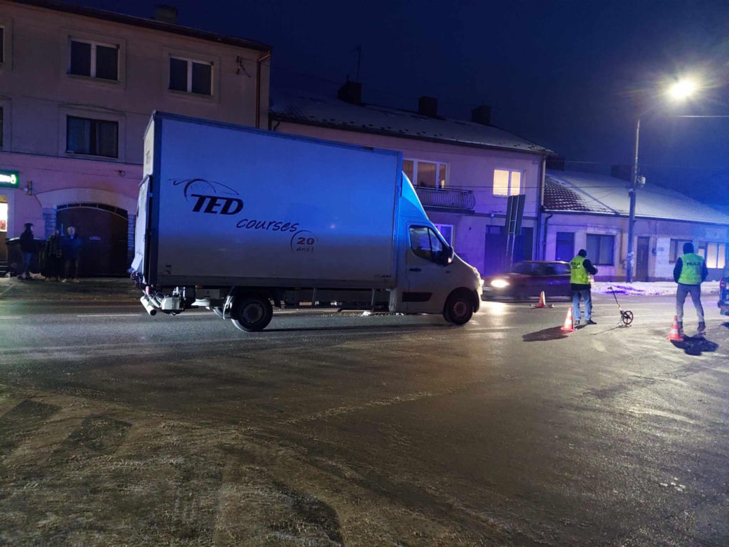 Potrącenie pieszego w Wąchocku