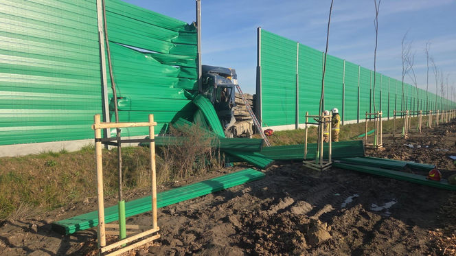 Wypadek na S7 (13.11.2025)