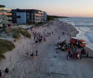 Bałtyk bywa bezlitosny! Na plaży w Dziwnowie topiło się siedem osób, jedna wymagała hospitalizacji