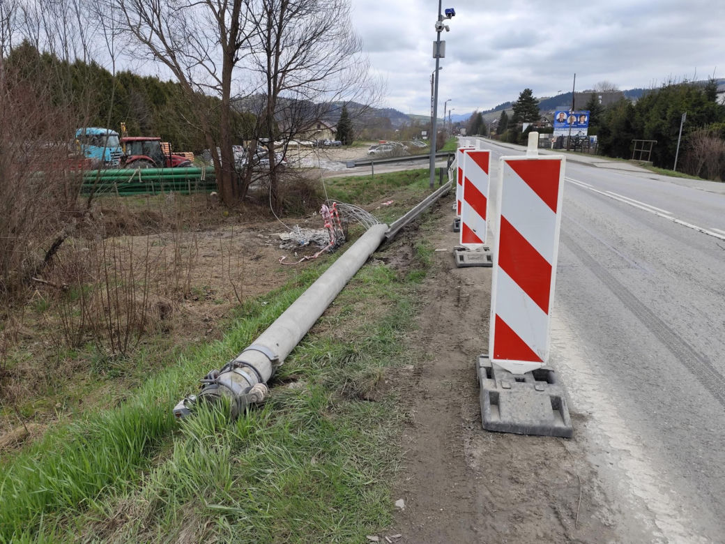 Wypadek w Mszanie Górnej