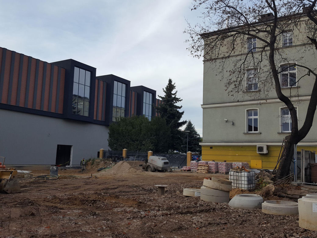 Galeria Goplana w Lesznie od środka. Za nieco ponad 3 miesiące otwarcie