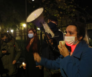 Protest kobiet w Warszawie