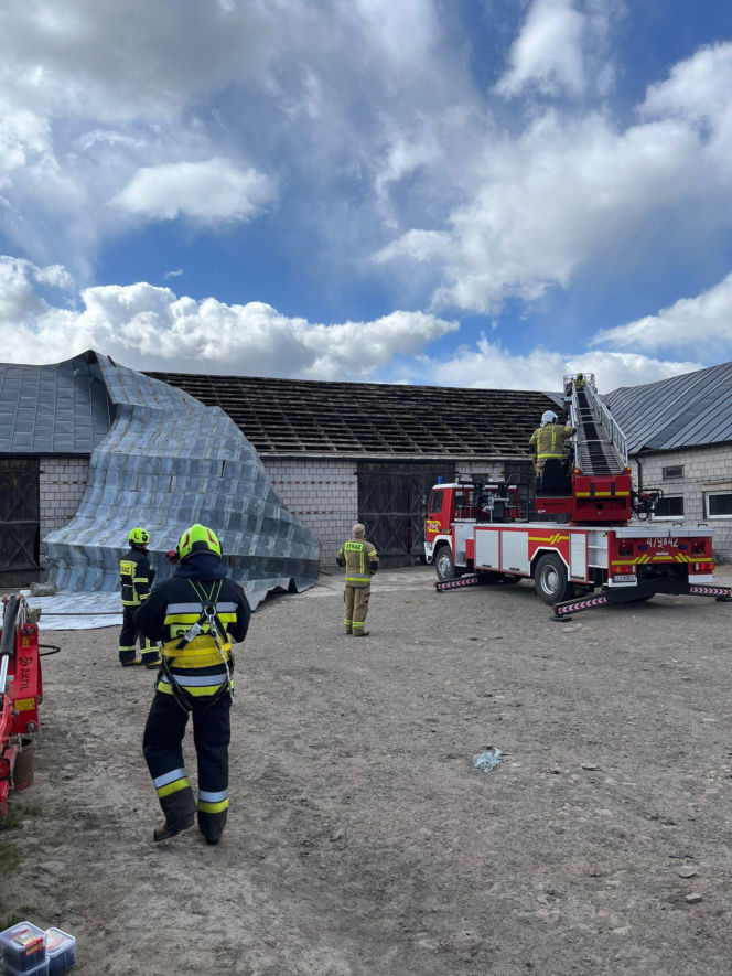 Wyjeżdżali do wypadków, pożarów i usuwania skutków wichury. Łukowscy strażacy interweniowali 69 razy w ciągu tygodnia