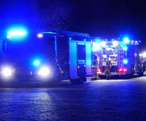 Pożar dzikiego wysypiska na Targówku