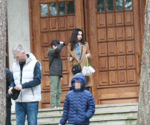 Marta Kaczyńska ze święconką