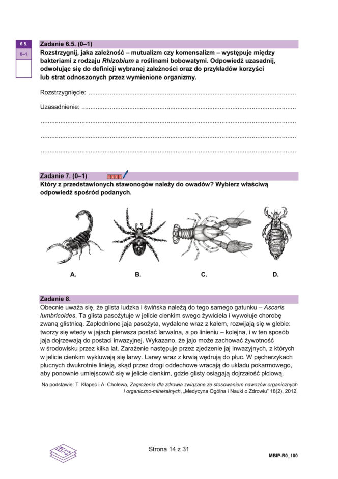 Próbna matura 2026 z biologii: Arkusze CKE, pytania i sugerowane odpowiedzi [14.01.2026]