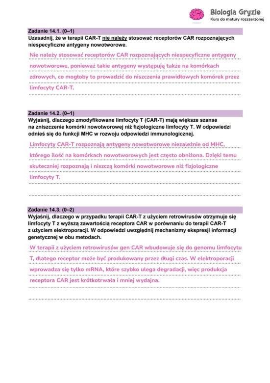 Matura 2026 biologia ROZSZERZONA: WSZYSTKIE odpowiedzi do arkusza CKE 8.05.2026