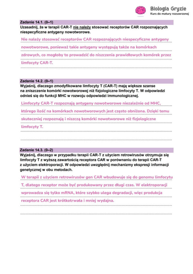 Matura 2026 biologia ROZSZERZONA: WSZYSTKIE odpowiedzi do arkusza CKE 8.05.2026