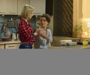 Pierwsza miłość. Sabina (Urszula Dębska), Ola (Dominika Kojro)