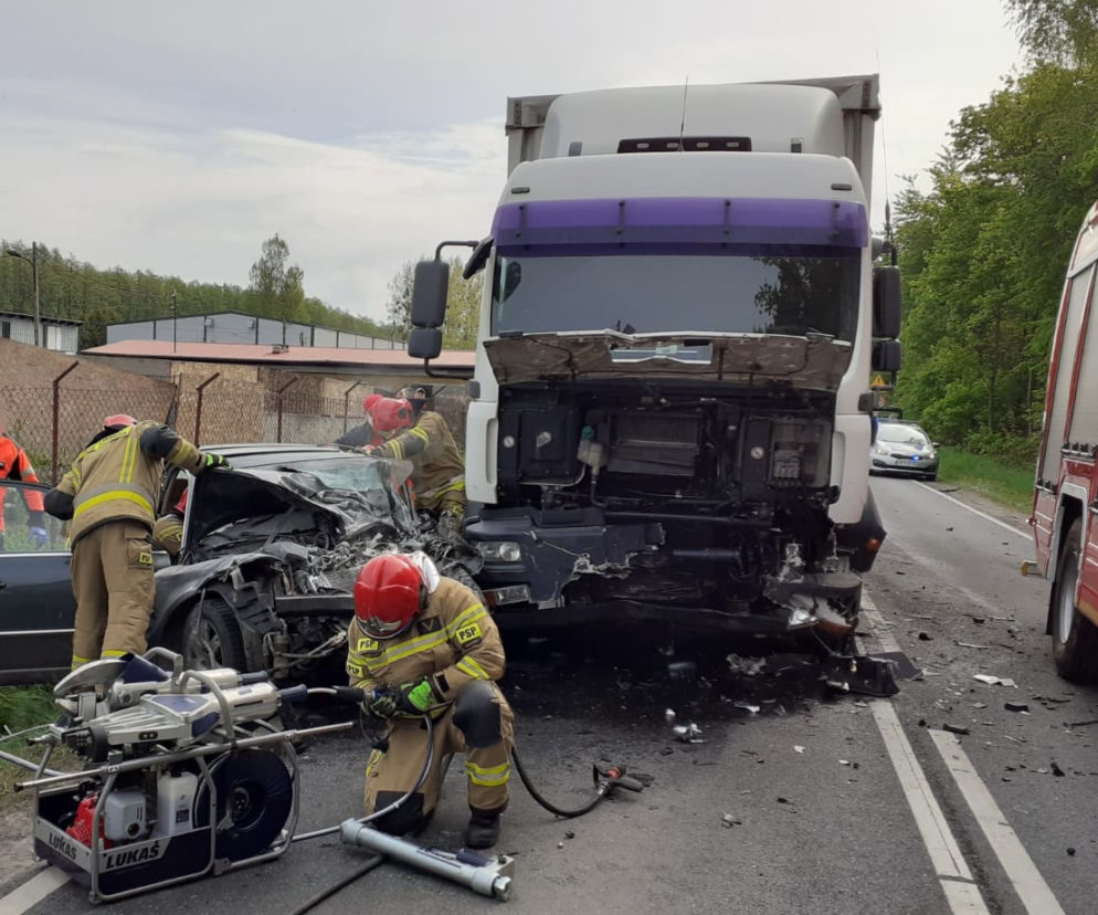 Utrudnienia na drodze krajowej nr 16 w Ostródzie