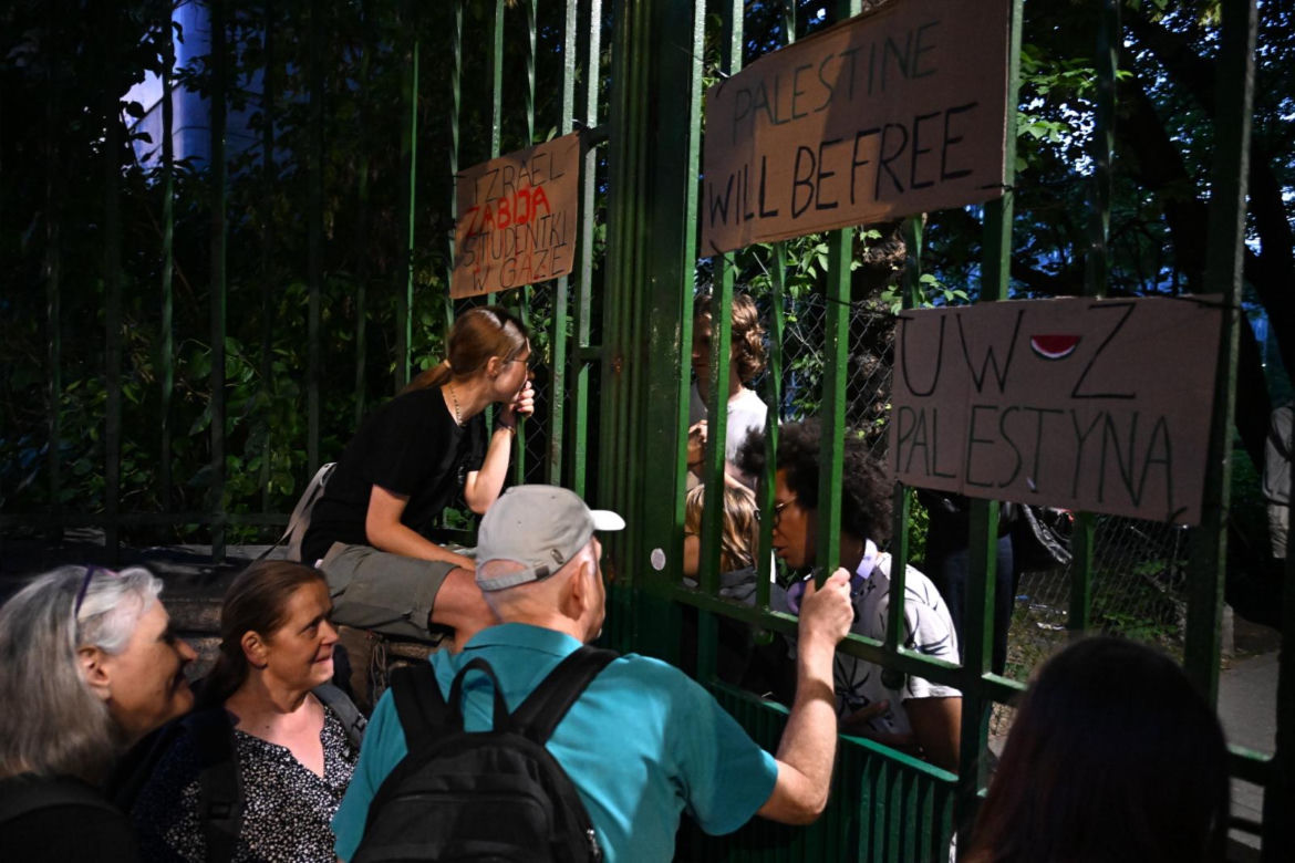 Protest studentów UW