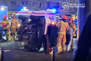 Jechali do wykolejonego tramwaju, doszło do wypadku. Trzy osoby ranne
