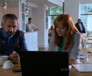 M jak miłość odc. 1020. Adam Werner (Jacek Kopczyński), Agnieszka (Magdalena Walach)