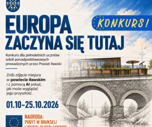 Zaprojektuj przyszłość powiatu iławskiego z AI. Konkurs dla młodzieży Europa Zaczyna Się Tutaj