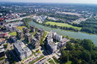 Prywatna sauna, siłownia i stawy za oknem. Zakończono budowę kolejnego osiedla w Katowicach