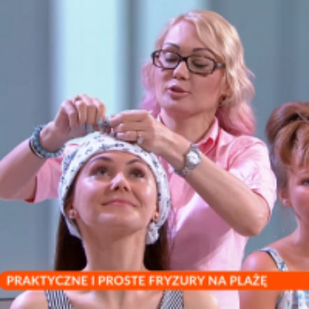 Fryzury na plażę w Pytaniu na Śniadanie! Wpadka na miarę sylwestrowego makijażu 