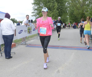 Paulina Krupińska podczas biegu MCI Maraton Mazury