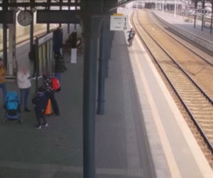 Groza na gdańskim dworcu! Spadł na torowisko, mógł skończyć tragicznie. Jest nagranie