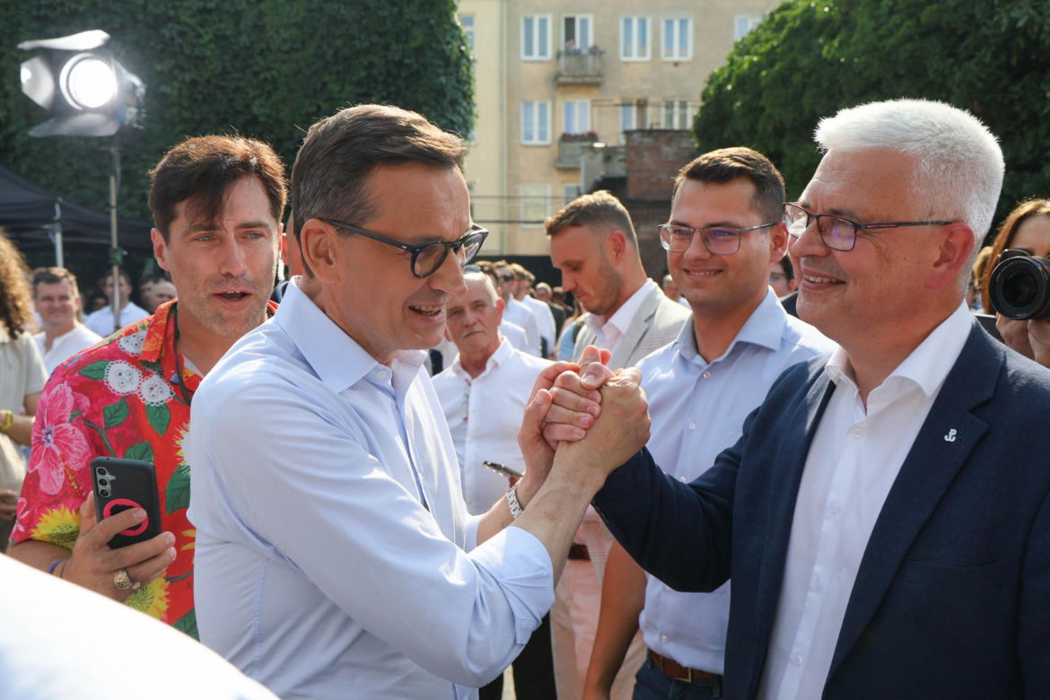 Tak grillował Morawiecki