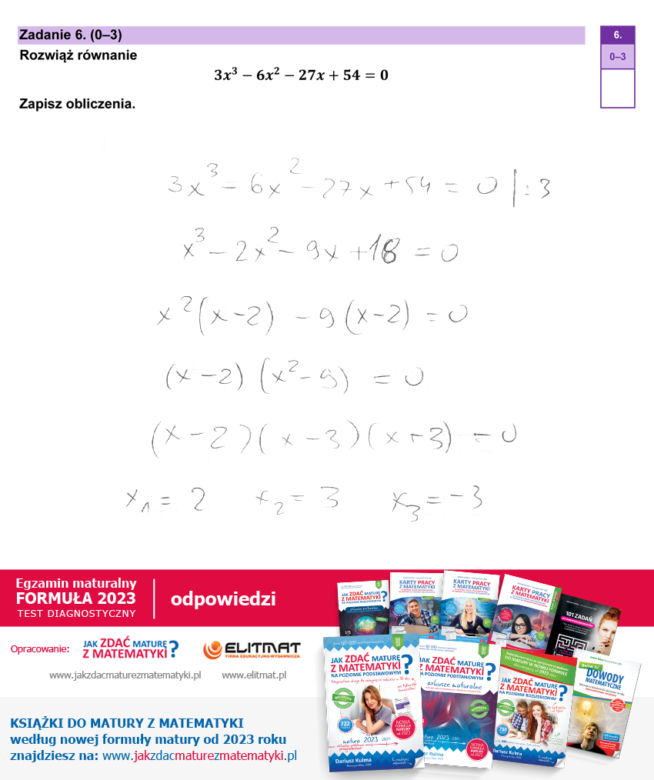 Matura próbna: matematyka 2023. Arkusze CKE + sugerowane odpowiedzi [29 września 2022]