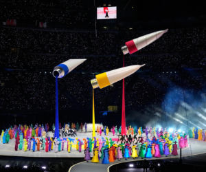 Ceremonia otwarcia IO Mediolan-Cortina d'Ampezzo