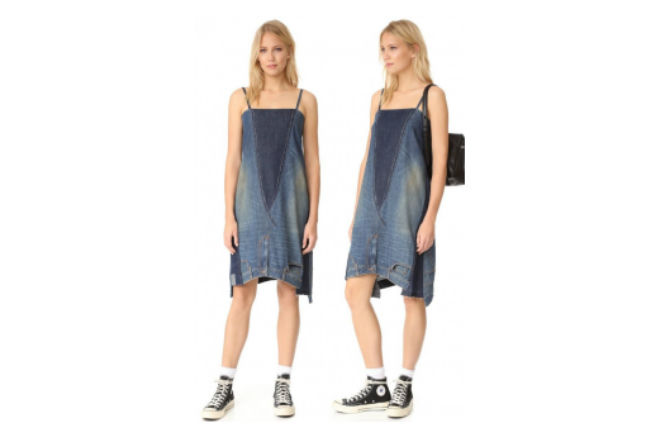 Sukienka z dwóch par spodni - 2 jeans dress. Ładna?