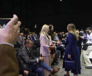 Magdalena Sobkowiak-Czarnecka podczas Warszawskich Targów Obronnych w Expo XXI