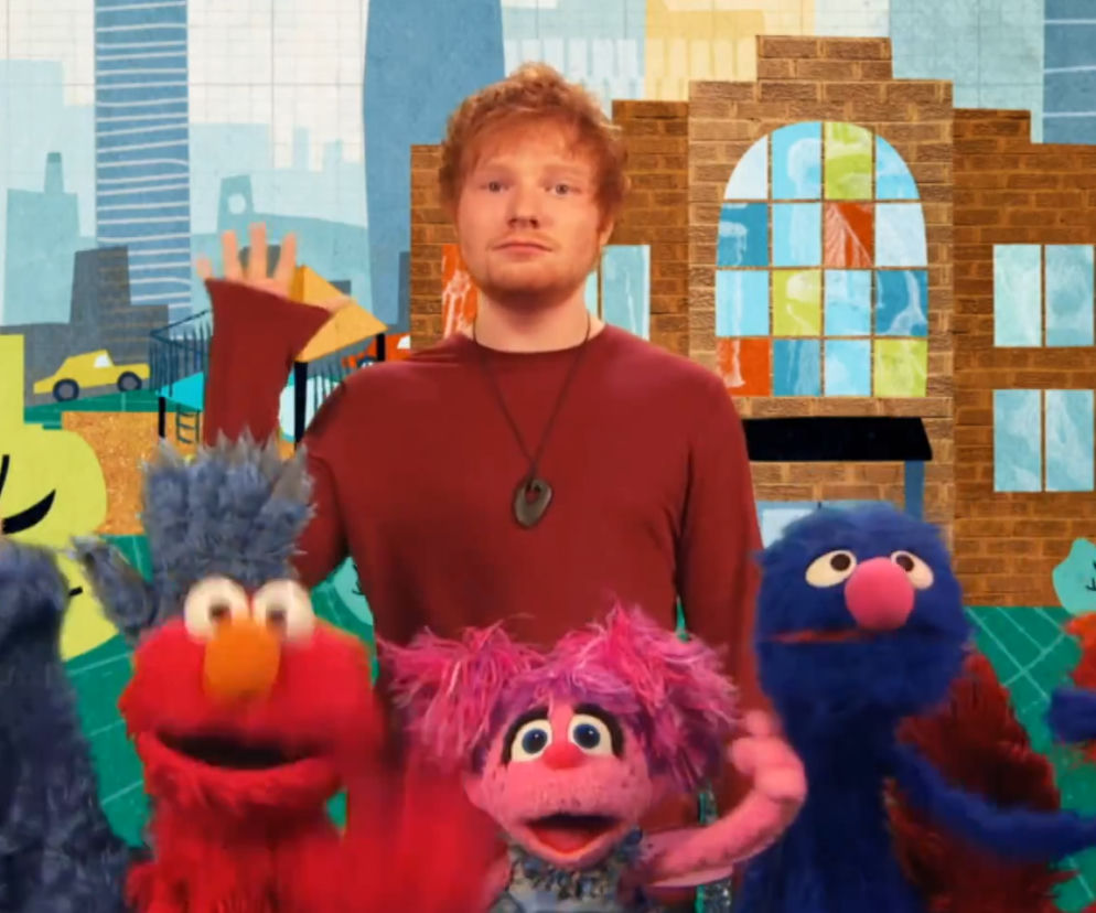 Ed Sheeran na Ulicy Sezamkowej