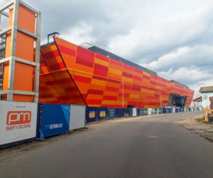Budowa Morskiego Centrum Nauki w Szczecinie - kwiecień 2021