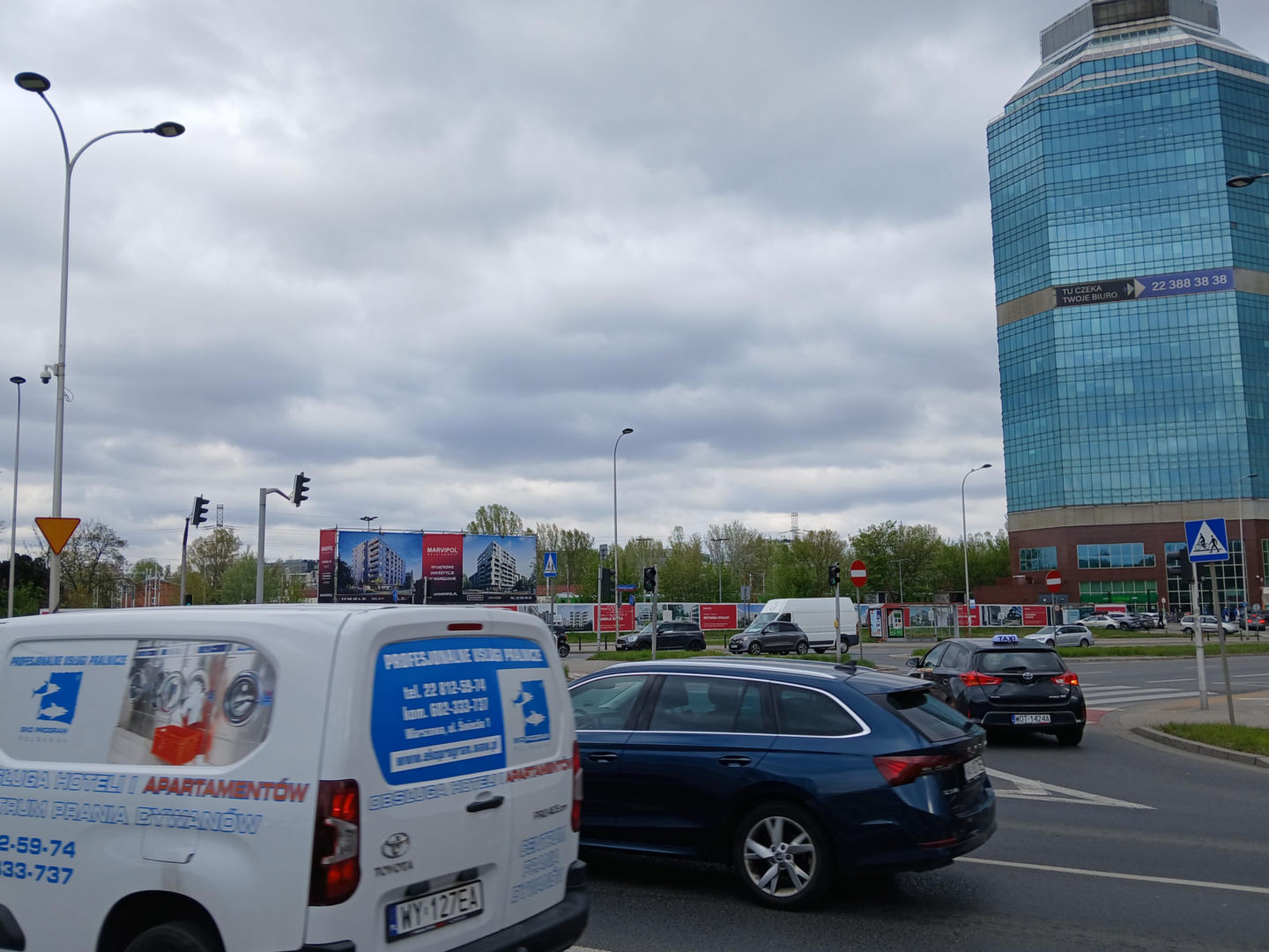 Przyszła lokalizacja inwestycji mieszkaniowej Aleje 138 w Warszawie