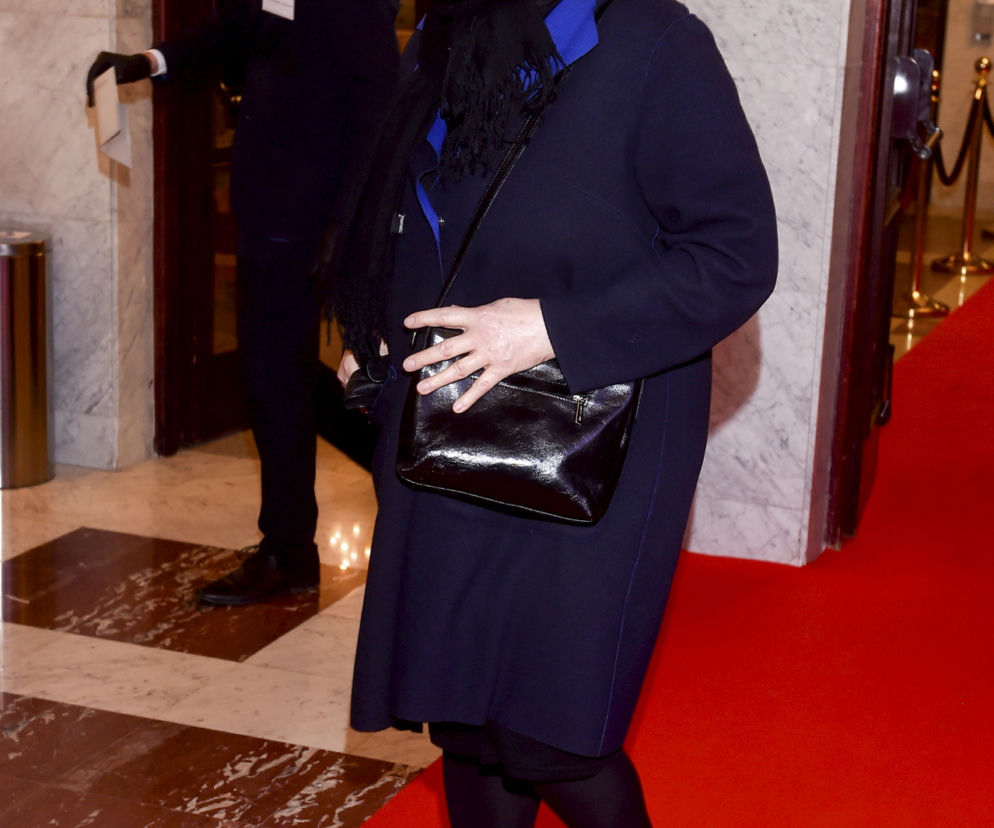 Krystyna Pawłowicz na premierze filmu