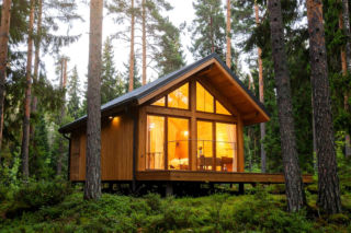 Nowoczesne okna w domach drewnianych