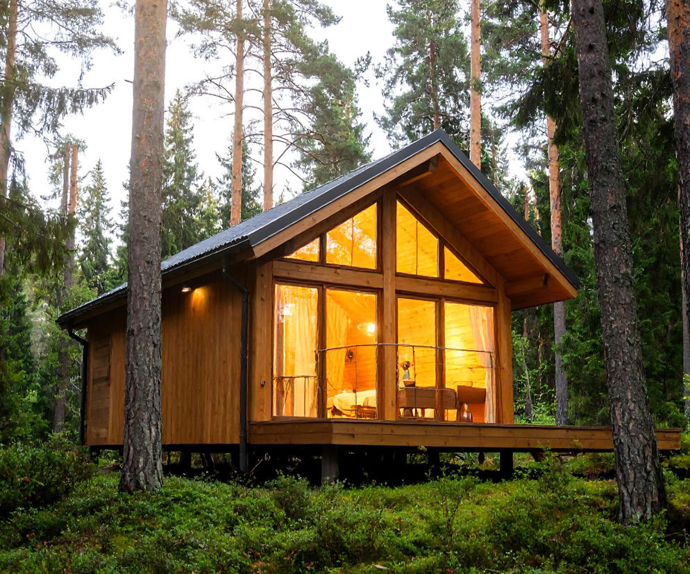 Nowoczesne okna w domach drewnianych