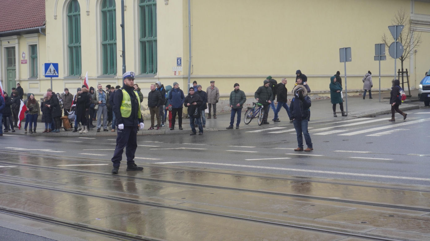 Protest rolników w Olsztynie, 20 lutego