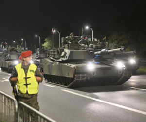 Nocna próba defilady wojskowej w Warszawie 2