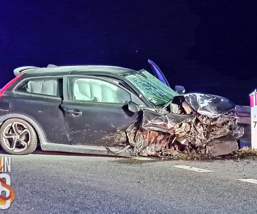 Koszmarny wypadek na granicy województw dolnośląskiego i opolskiego