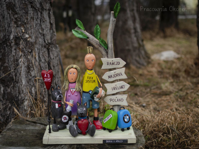 Okorek - drewniane dekoracje