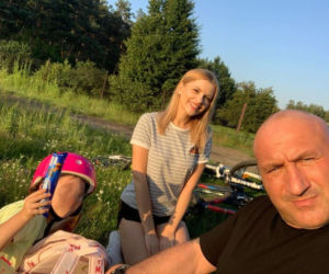 Marcin Najman z rodziną