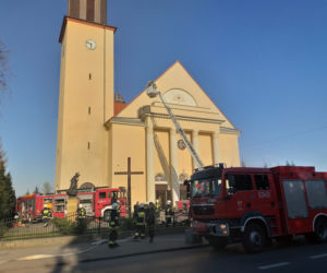 Pożar kościoła w Gołańczy
