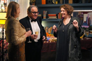 Barwy szczęścia, odc. 3379. Wanda (Maja Barełkowska), Jerzy (Bronisław Wrocławski), Józefina (Elżbieta Jarosik)