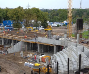 Budowa stadionu w Szczecinie - wrzesień 2020